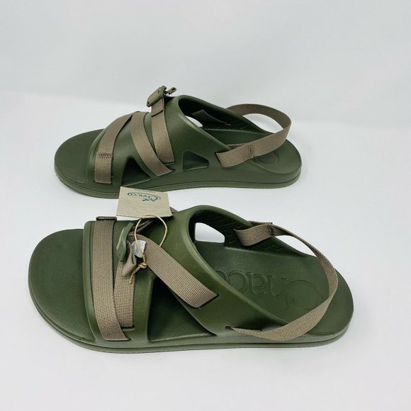 Chaco Men\'s Chillos Sport Sandal Men 15 Moss Green Vegan Z Strap Waterproof EVA main image 4